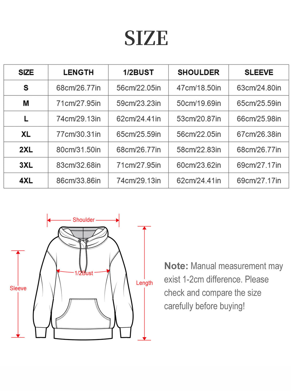 Custom Hoodie – Front Print
